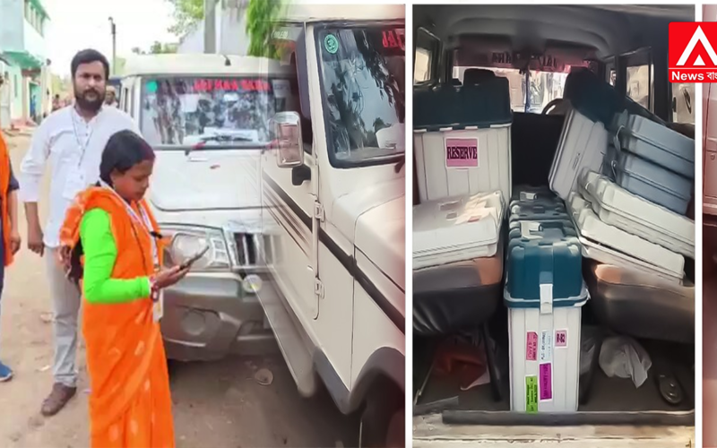 Car Flees with Stolen EVMs! BJP Candidate Chandana Bauri Intercepts It in a Fierce, Avenging Stance!