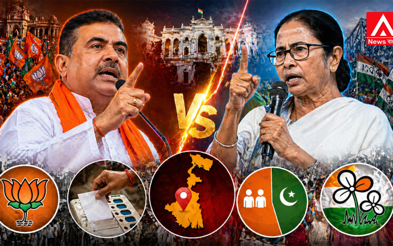 Suvendu and Mamata Face Off in Bhabanipur on the Day of the Second Phase