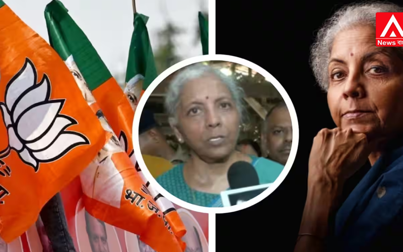 Union Finance Minister Nirmala Sitharaman arrives in Bengal.