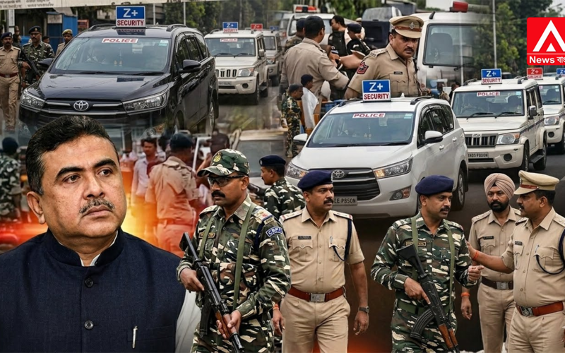 Tight Security Following the Chandranath Rath Massacre! Double-Layered Protection for Suvendu Adhikari.