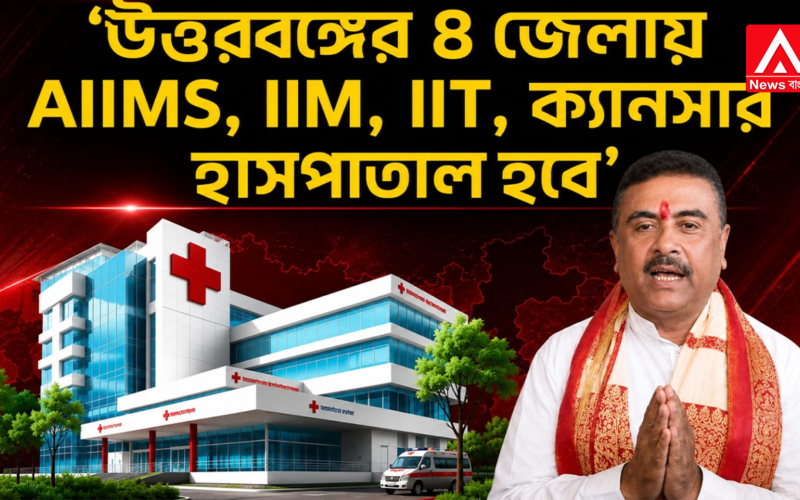 Suvendu’s Mega Masterplan for North Bengal! From AIIMS and IITs to a Cancer Hospital—the BJP’s stronghold is set to be transformed within a year.
