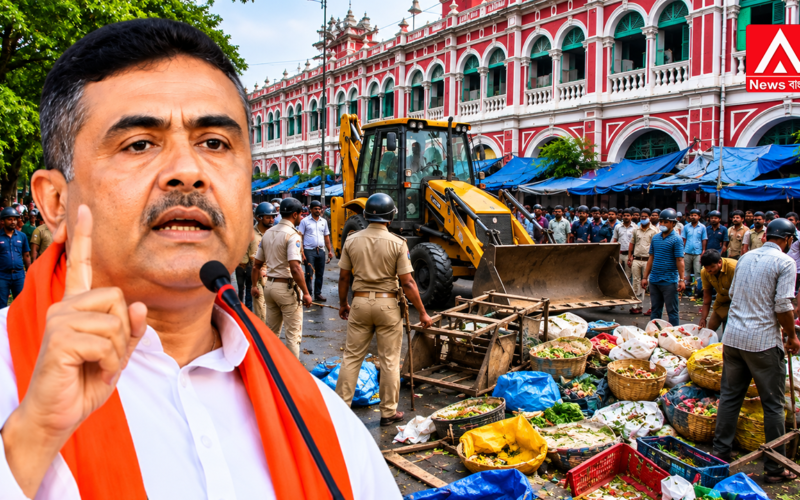 Suvendu Adhikari issues a major statement regarding hawkers following their eviction.