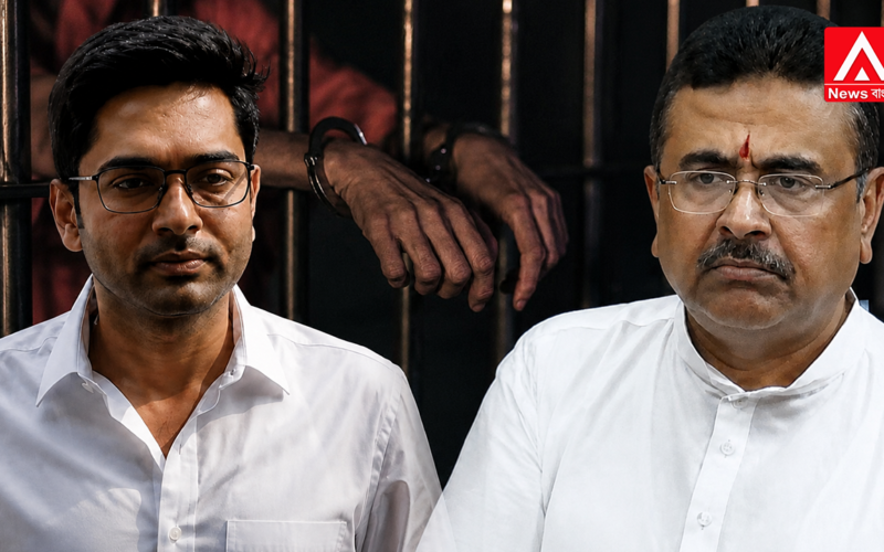 Suvendu launches an all-out attack on Abhishek Banerjee, setting a deadline for his imprisonment!
