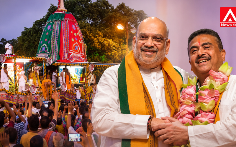 Breaking a decade-and-a-half-long dominance, mass leader Suvendu Adhikari becomes the chief guest at ISKCON's Rath Yatra!