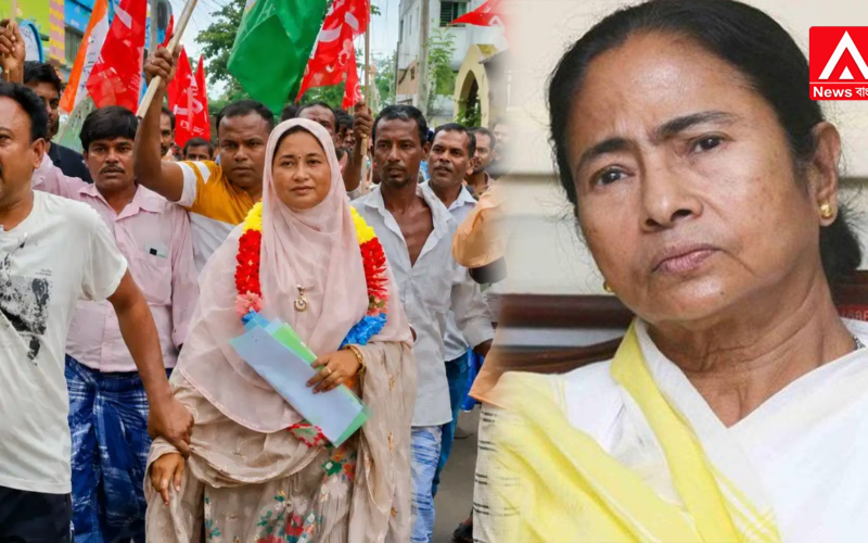 The 'Red Flag' asserts its dominance in Domkal once again! After the Assembly elections, the CPM has now achieved major success in the Panchayat polls as well.