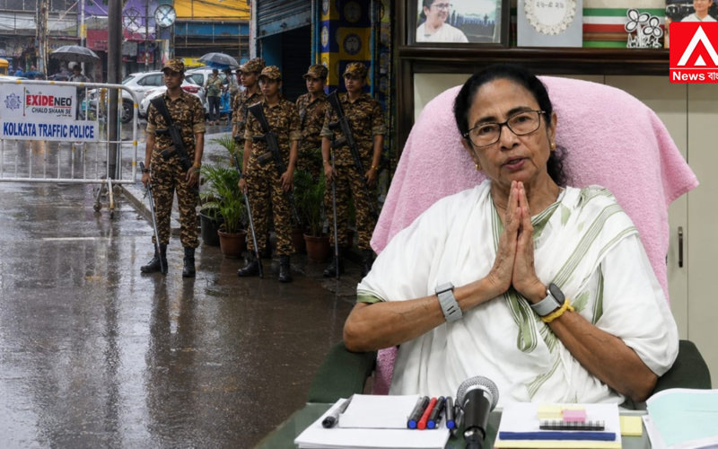 Why is there such tight police security around Mamata's residence? Political tensions are rising over allegations that Mamata has been placed under 'house arrest'.