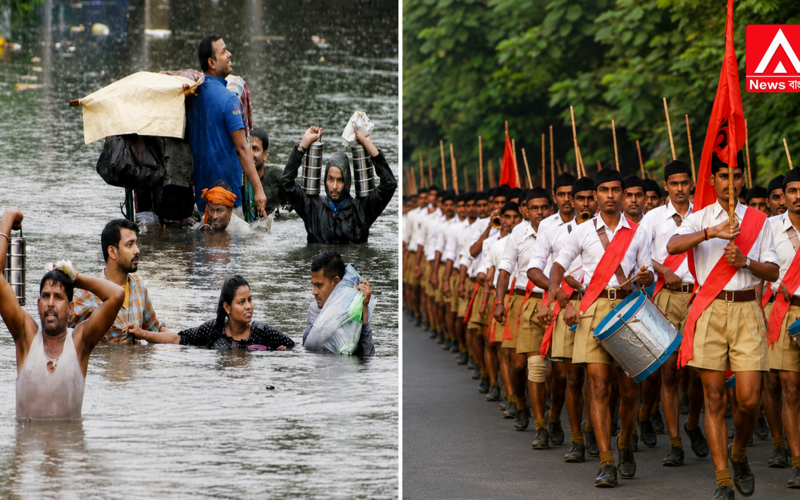Nearly hundreds of thousands of people in Assam have lost their homes to devastating floods! And in this time of crisis, the RSS has stepped forward to stand by them!