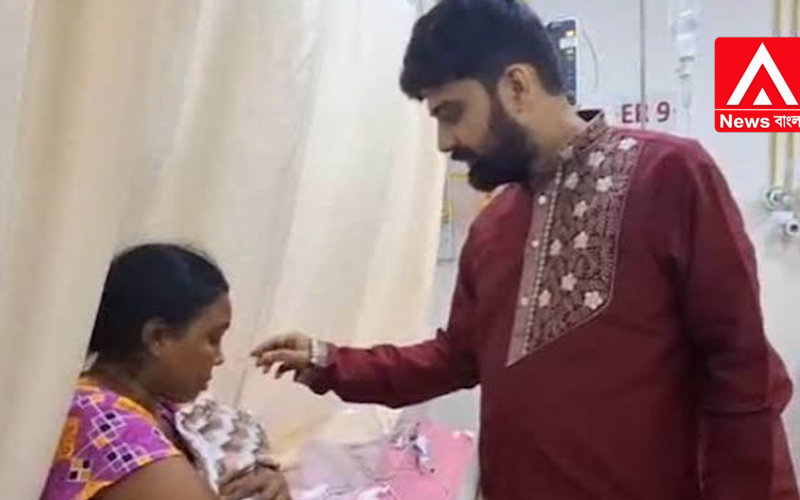 A hole in a tiny heart—and it will take nearly five lakh rupees to save that heart! Durgapur-based BJP youth leader Parijat Gangopadhyay has stepped forward to help.